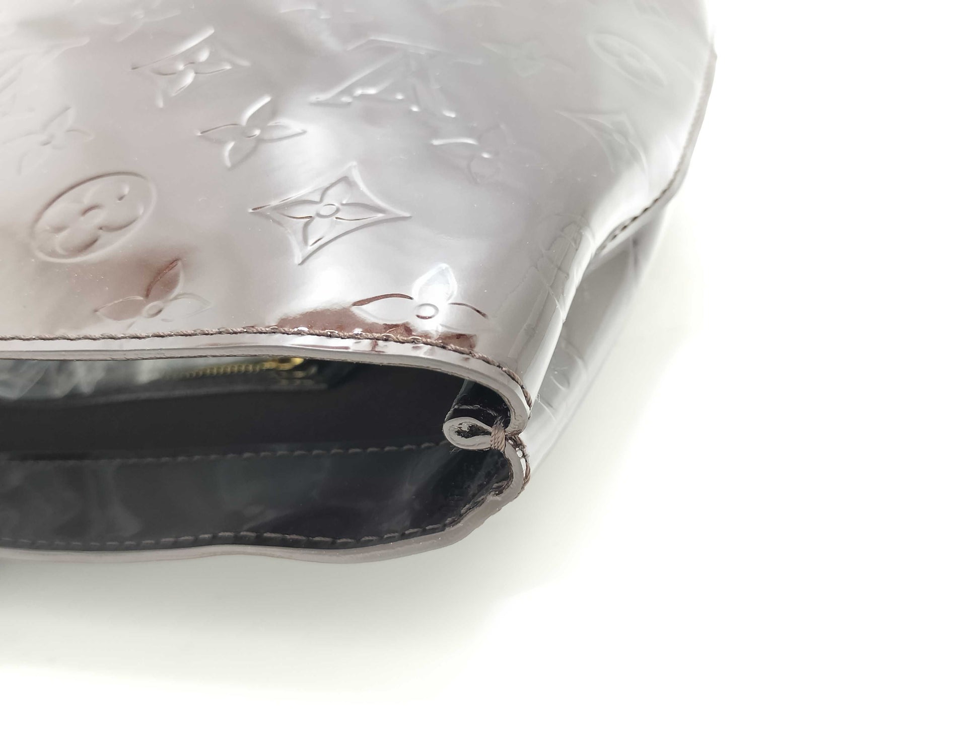 LOUIS VUITTON Vernis Wilshire MM M91645 SN2180 Handbag