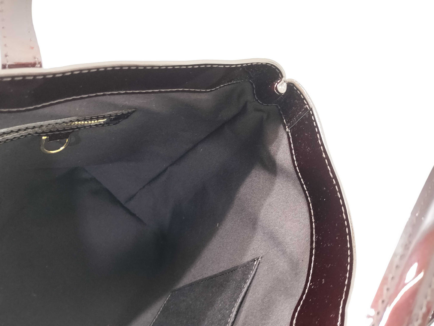 LOUIS VUITTON Vernis Wilshire MM M91645 SN2180 Handbag