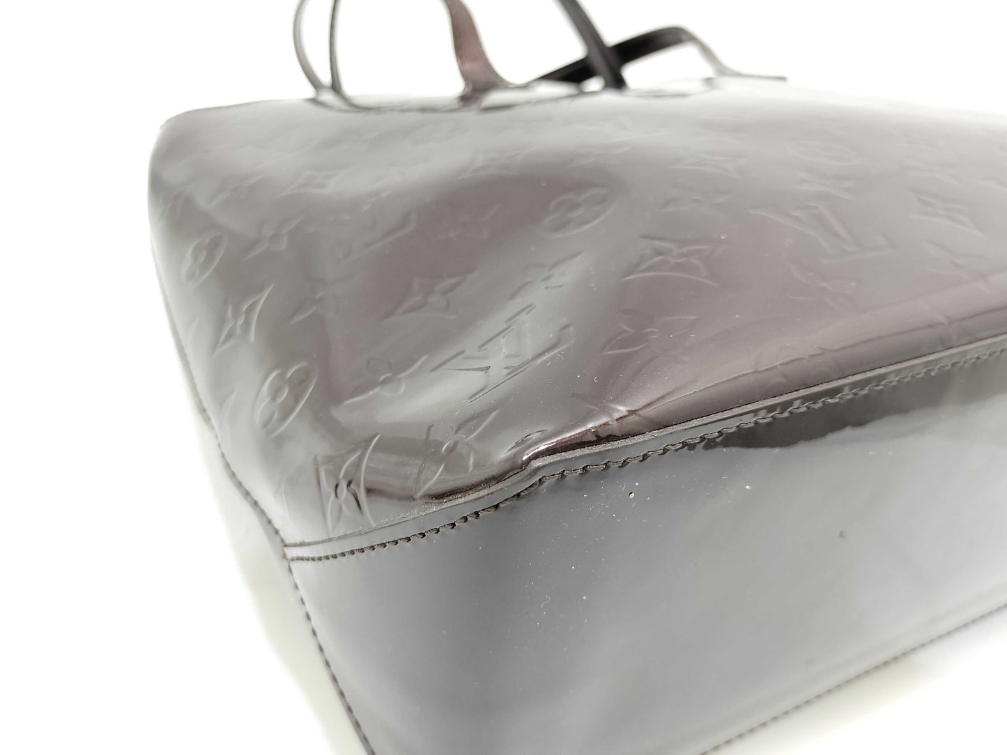 LOUIS VUITTON Vernis Wilshire MM M91645 SN2180 Handbag