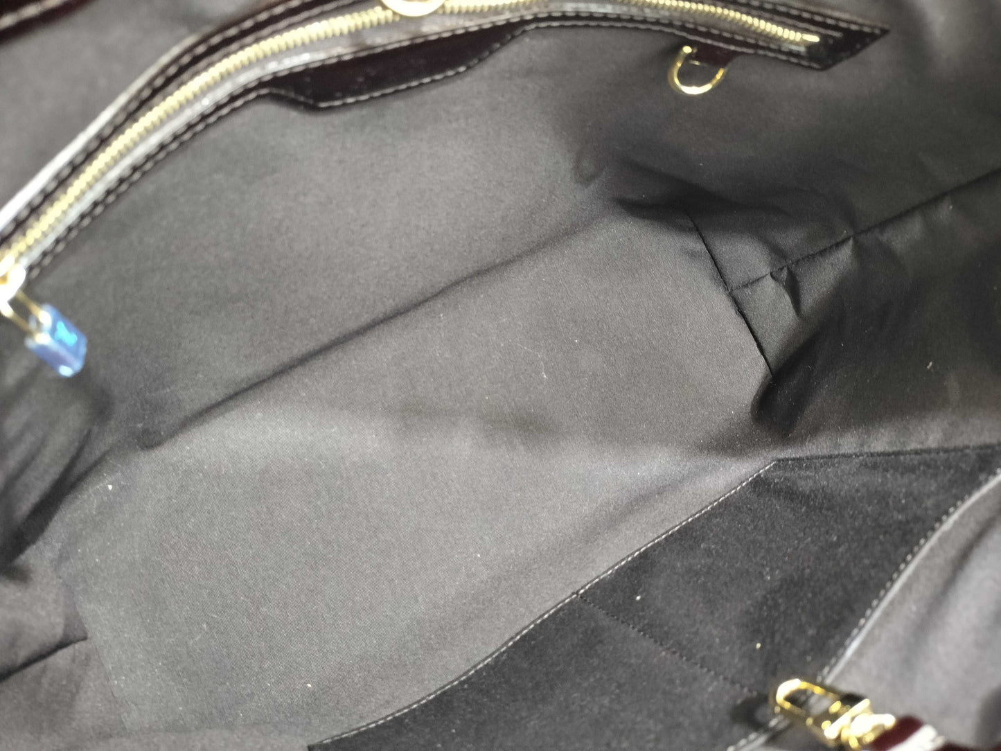 LOUIS VUITTON Vernis Wilshire MM M91645 SN2180 Handbag
