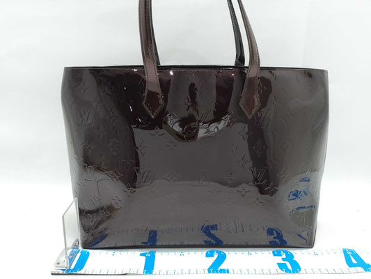 LOUIS VUITTON Vernis Wilshire MM M91645 SN2180 Handbag