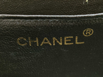 CHANEL Matelasse Suede Tortoiseshell Box Chain Handbag with Seal