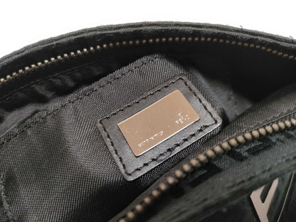 FENDI Zucchino FF hardware accessory pouch handbag