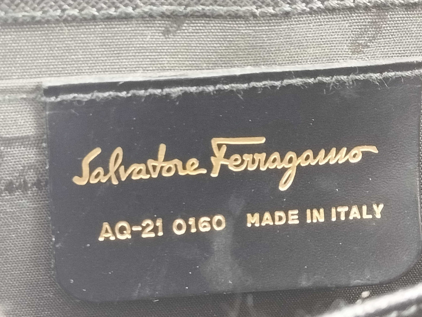 Salvatore Ferragamo 2-Way Gancini Saffiano Leather Handbag