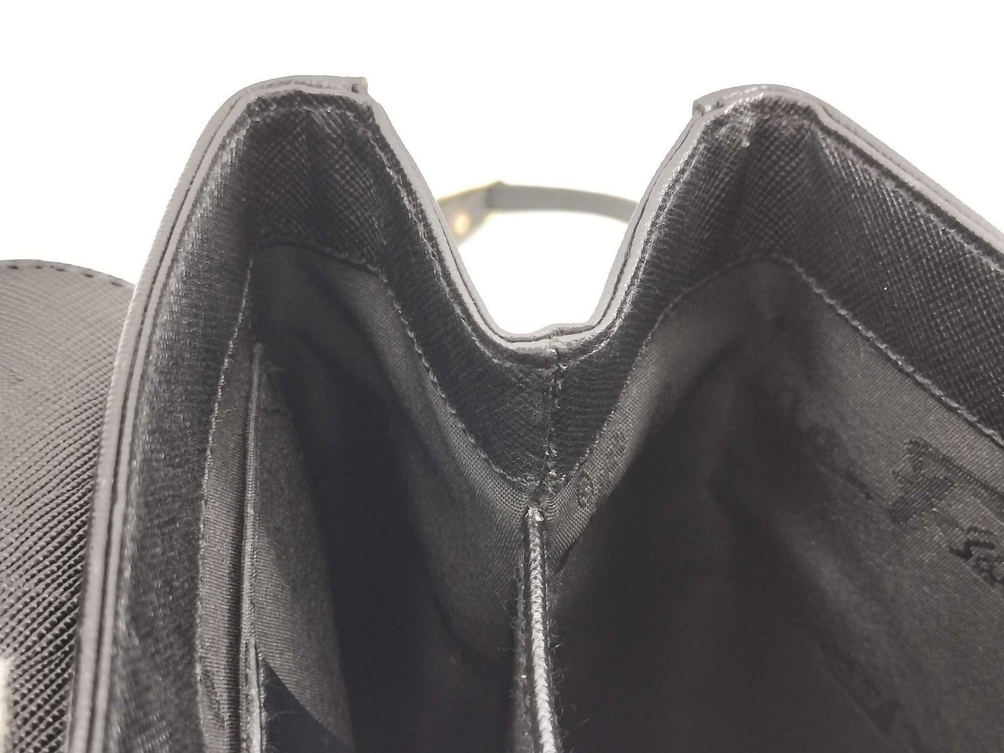 Salvatore Ferragamo 2-Way Gancini Saffiano Leather Handbag