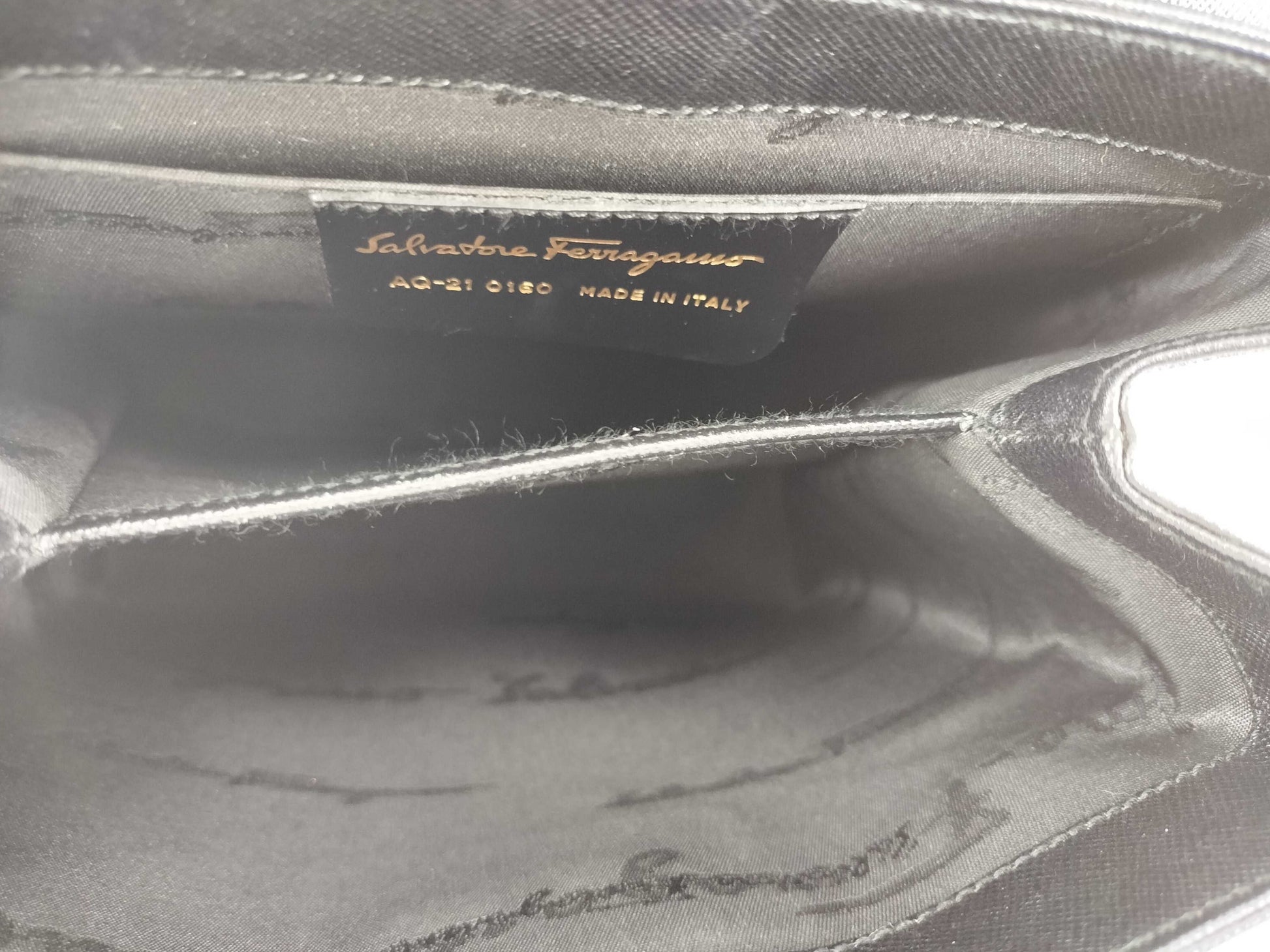 Salvatore Ferragamo 2-Way Gancini Saffiano Leather Handbag