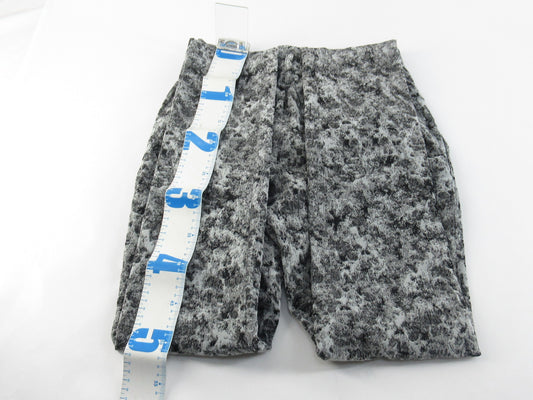 ISSEY MIYAKE All-Over Print Pants Size 1 High Waist Gray