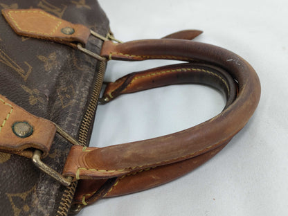 LOUIS VUITTON Louis Vuitton Monogram Speedy 25 Boston Bag