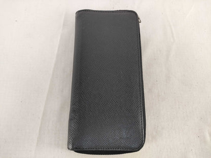 LOUIS VUITTON Taiga Zippy Wallet Vertical Ardoise M32822 CA5105 Wallet