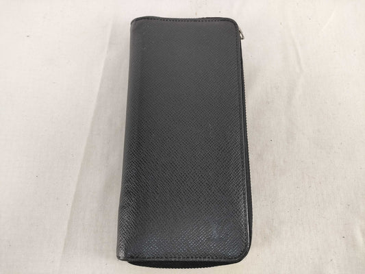 LOUIS VUITTON Taiga Zippy Wallet Vertical Ardoise M32822 CA5105 Wallet