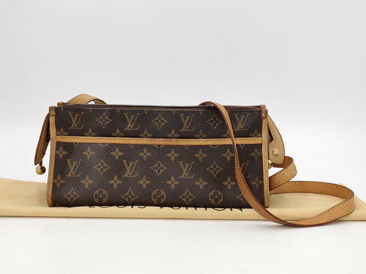 LOUIS VUITTON Popincourt Long Monogram Shoulder Bag M40008