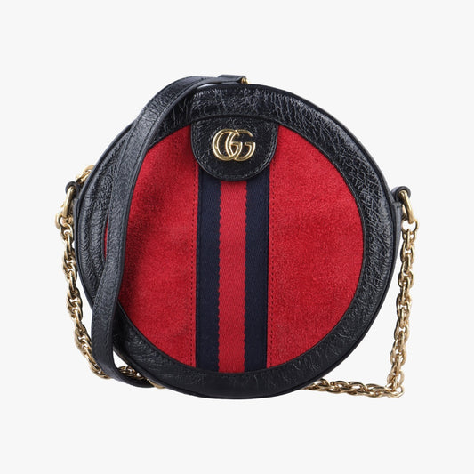 GUCCI Ophidia Multicolor Suede Shoulder Bag 550618G026412176