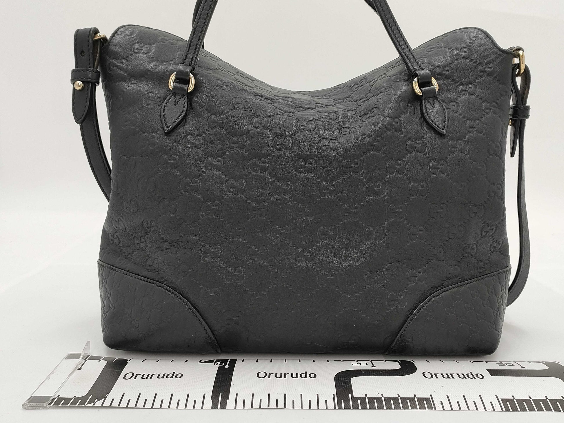 GUCCI 353120 Guccissima Bree Shoulder Bag 2-way Handbag