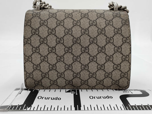 GUCCI 421970 GG Supreme Dionysus Chain Shoulder Bag