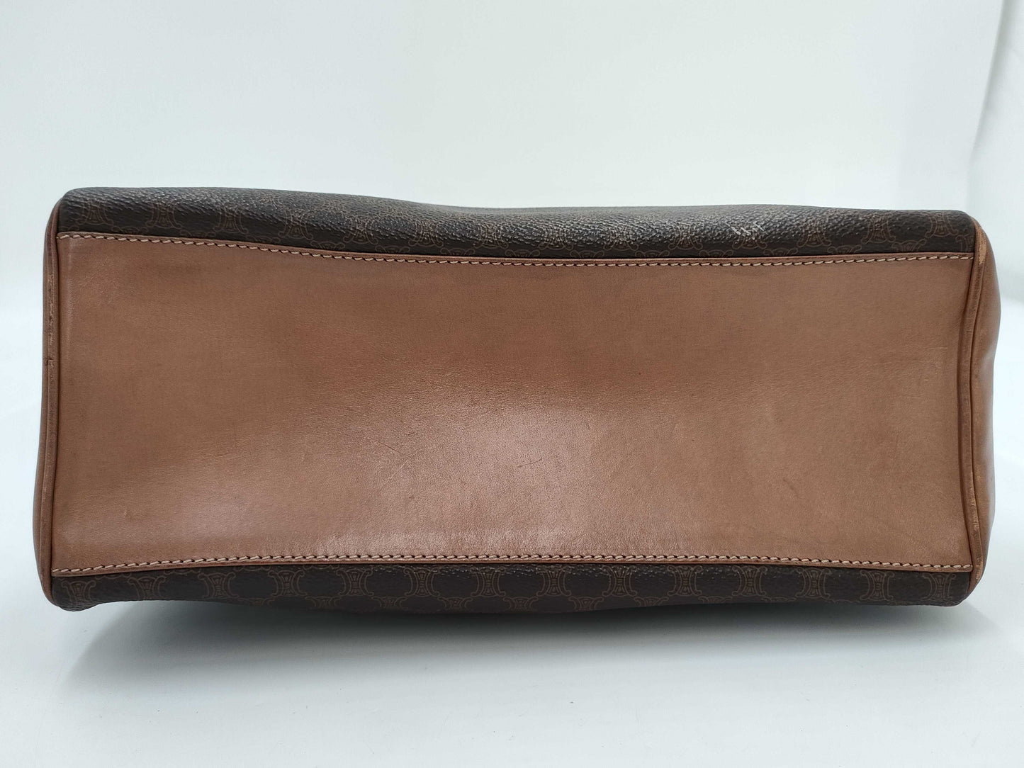 CELINE Gancini Chain Macadam PVC Handbag