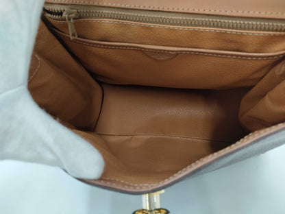 CELINE Gancini Chain Macadam PVC Handbag