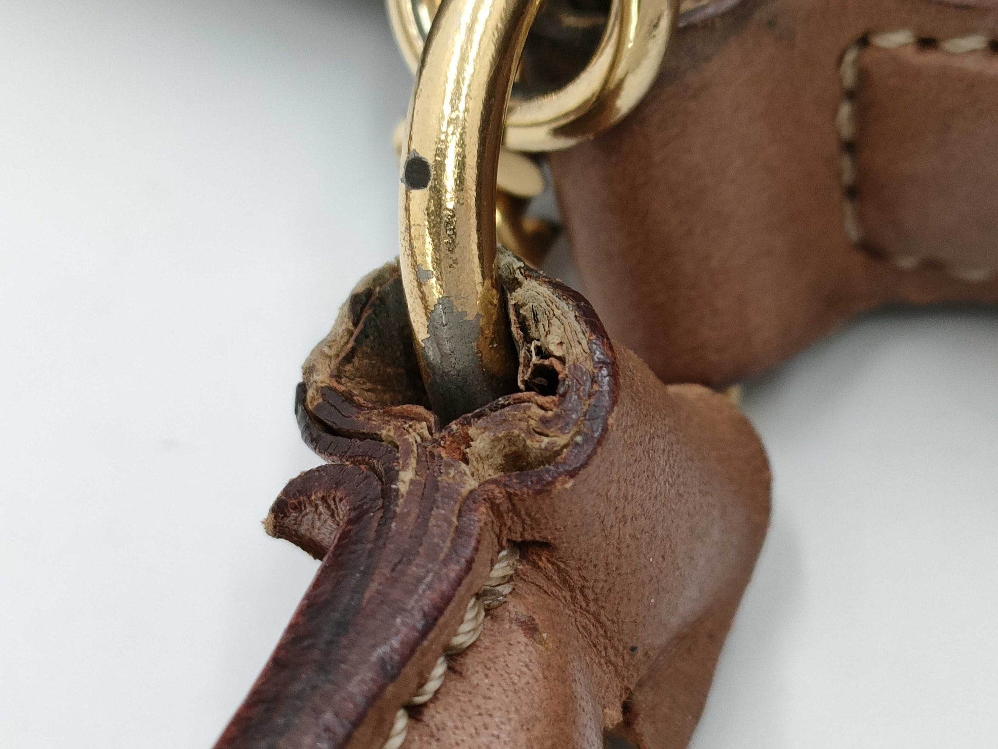 CELINE Gancini Chain Macadam PVC Handbag
