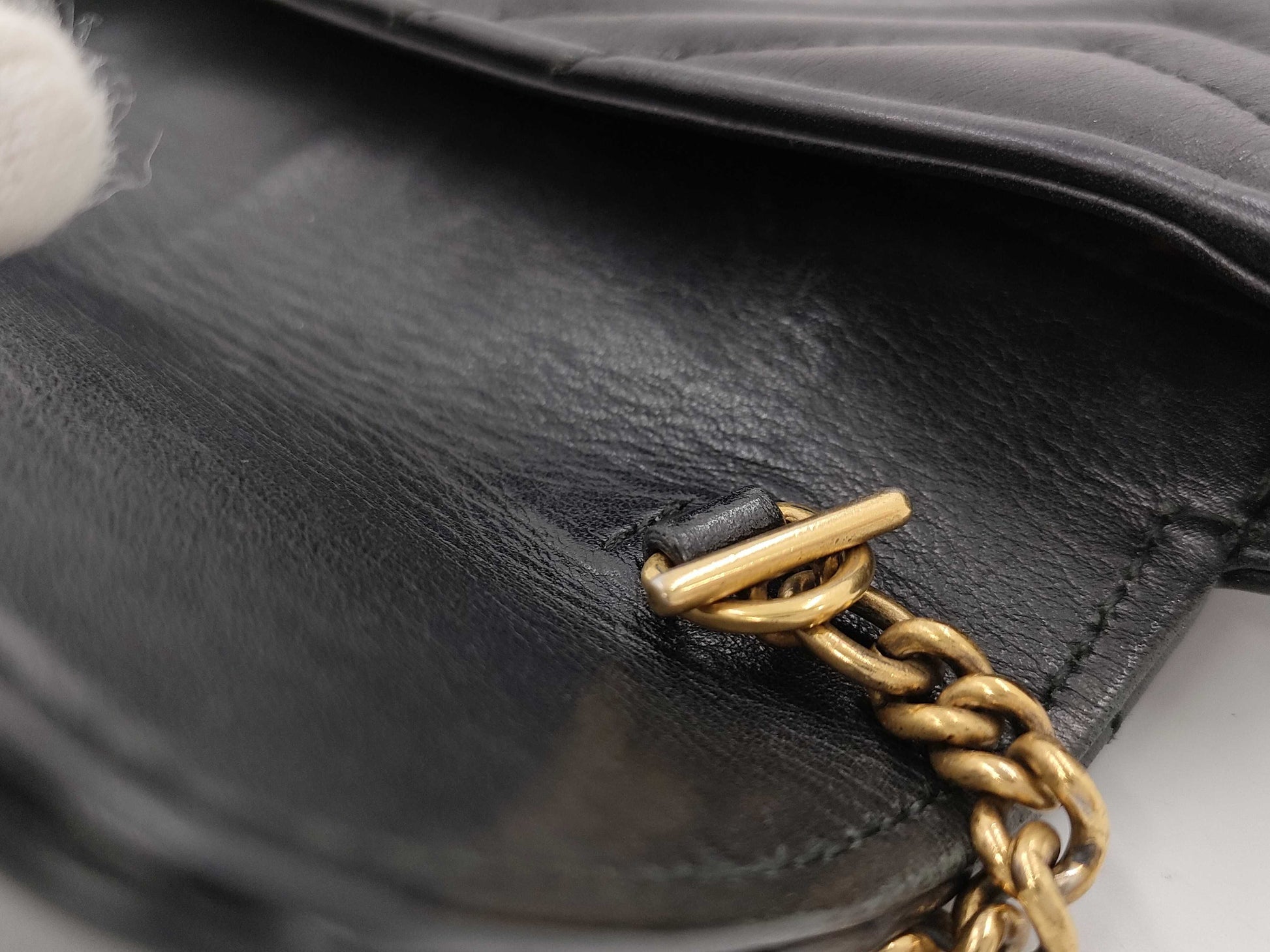 GUCCI 476433 GG Marmont Leather Shoulder Bag