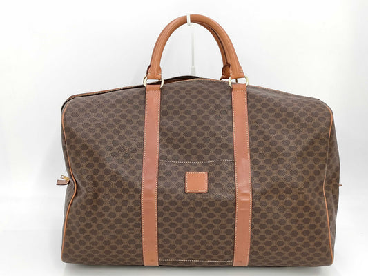CELINE Macadam PVC Triomphe Boston Bag