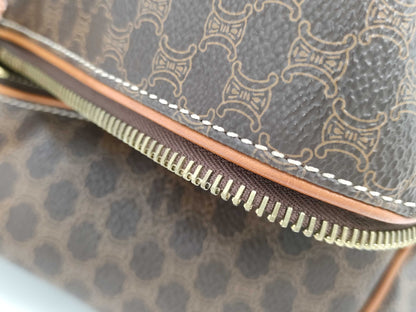 CELINE Macadam PVC Triomphe Boston Bag