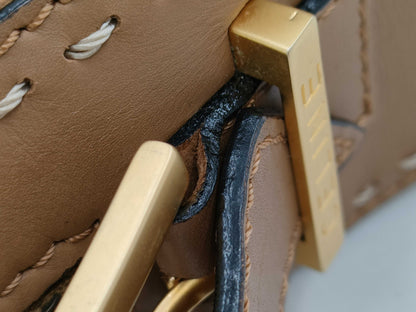 CELINE Stitched Leather Camera Shoulder Bag