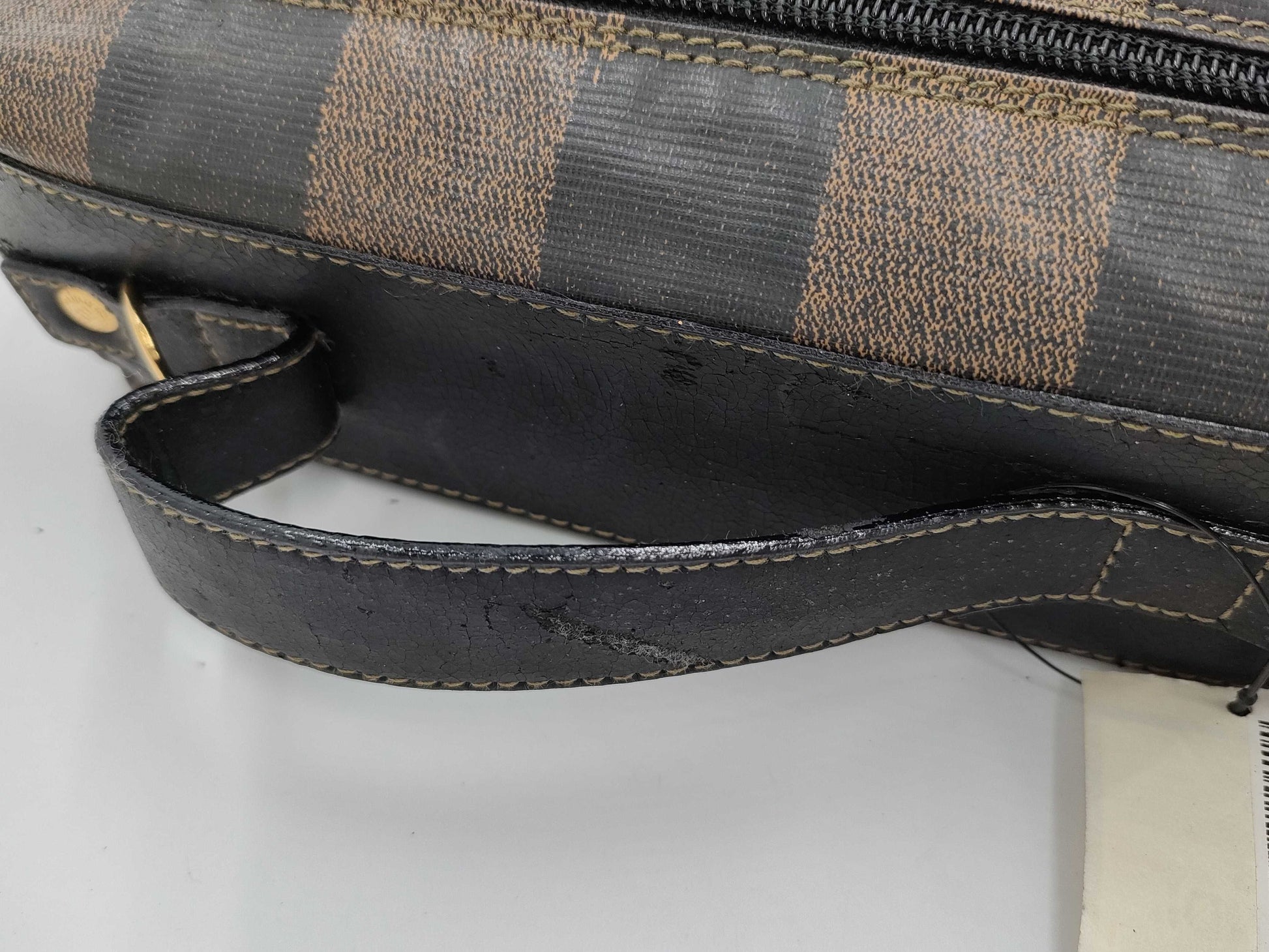 FENDI Pecan PVC Vanity 2-Way Shoulder Bag/Handbag