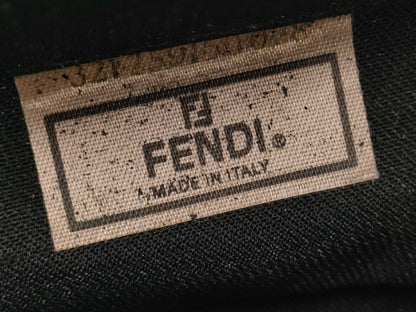 FENDI Pecan PVC Vanity 2-Way Shoulder Bag/Handbag