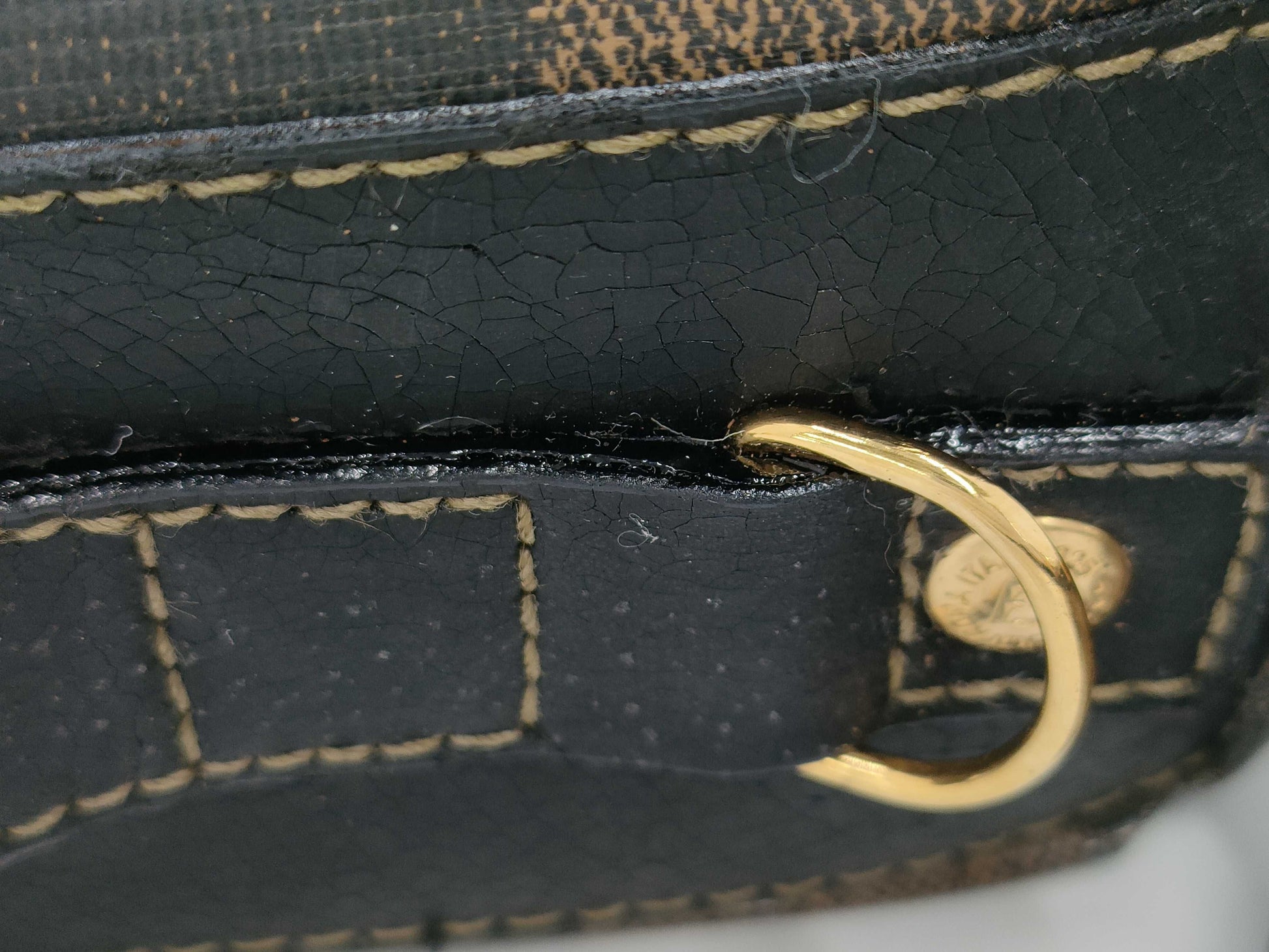 FENDI Pecan PVC Vanity 2-Way Shoulder Bag/Handbag