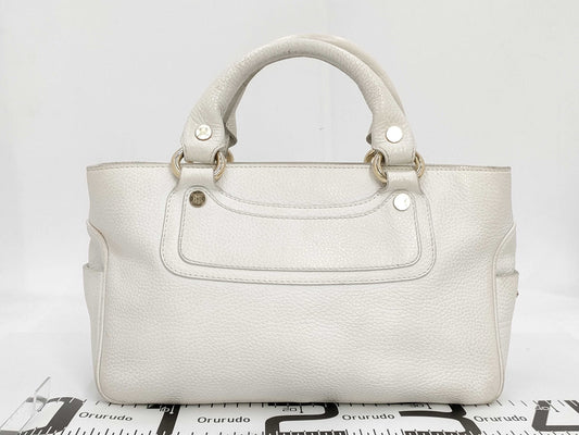 CELINE Boogie Bag Triomphe Leather Handbag