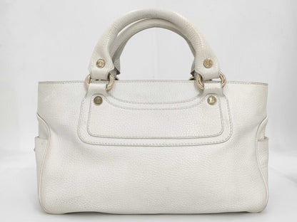 CELINE Boogie Bag Triomphe Leather Handbag