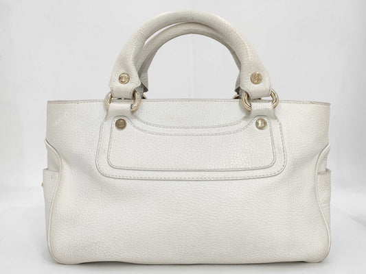 CELINE Boogie Bag Triomphe Leather Handbag