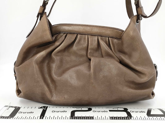 FENDI leather shoulder bag