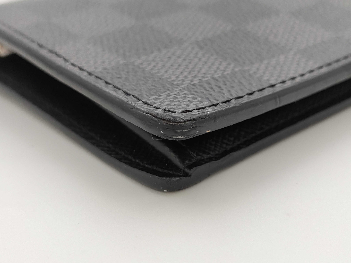 LOUIS VUITTON Graphite Brazza Wallet