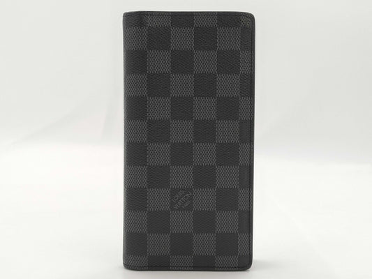 LOUIS VUITTON Graphite Brazza Wallet