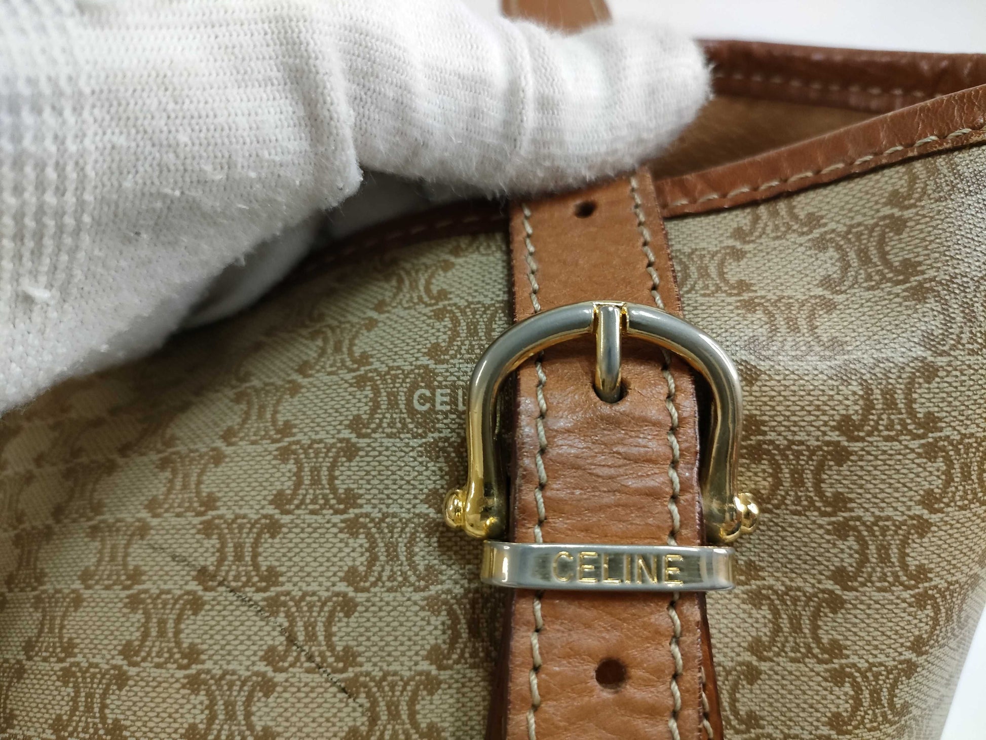 CELINE Triomphe PVC Tote Bag Tote Bag
