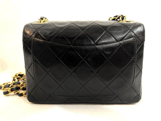 CHANEL Lambskin Mini Matelasse 17 Shoulder Bag with GD Hardware and 107cm Chain