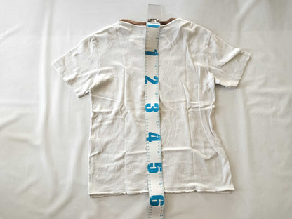SAINT LAURENT PARIS YSL logo T-shirt with current tag
