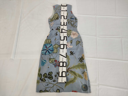 GUCCI Floral Print Collection Model Insect Long Dress Size 38