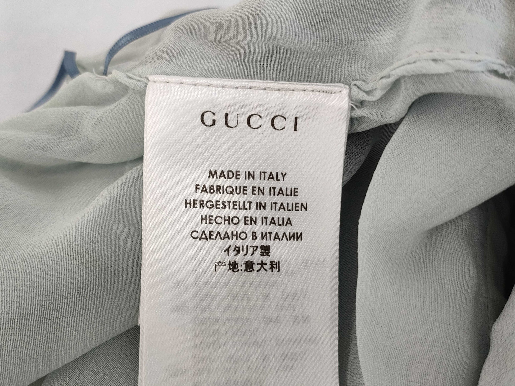 GUCCI Floral Print Collection Model Insect Long Dress Size 38