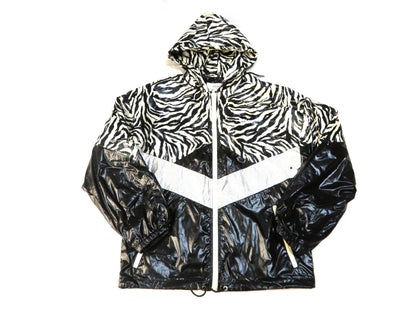 CELINE Zebra Nylon Jacket, Current Tag, Hedi, Men's, Hanger Included, Excellent Condition, Like New