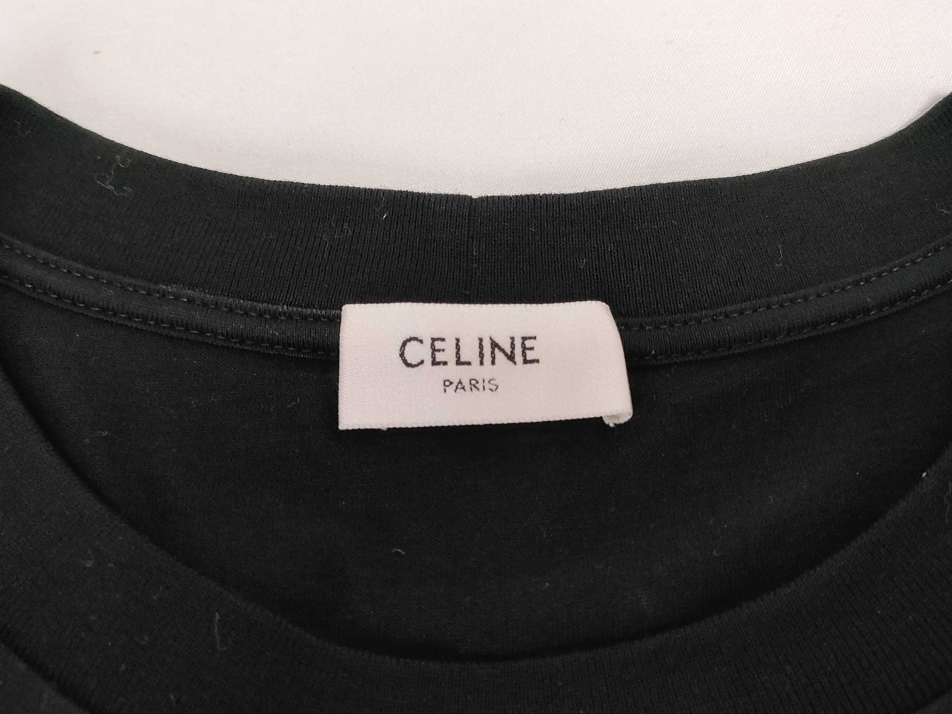CELINE CELINE Hedi Robe T-shirt Black T-shirt