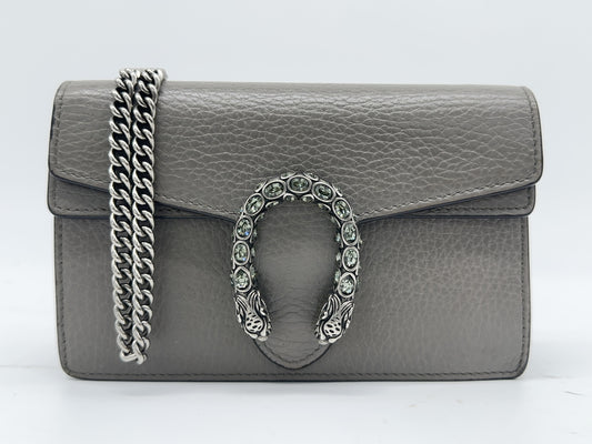 GUCCI Dionysus Chain Leather Shoulder Bag
