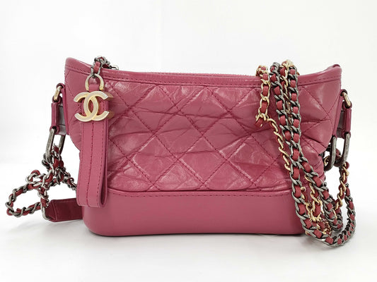 CHANEL Gabriel Pink Shoulder Bag