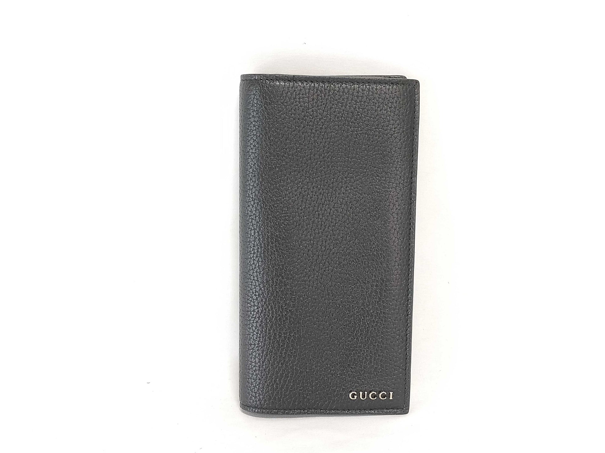 GUCCI Bifold Long Wallet Black Leather 795296 Wallet