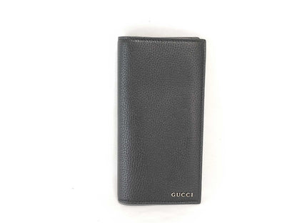 GUCCI Bifold Long Wallet Black Leather 795296 Wallet