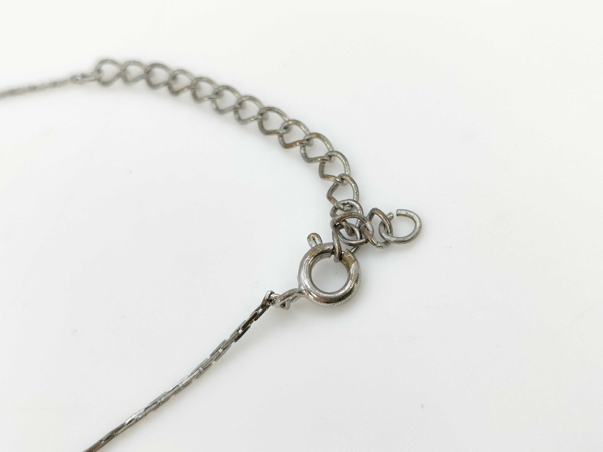 Koji Iwakura Necklace with 0.23ct Treated Diamond and 0.05ct Colorless Diamond, 18K Gold/PT900/Metal, 7.9g 