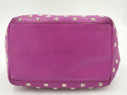 JIMMY CHOO Mini Sarah Studded Leather Handbag
