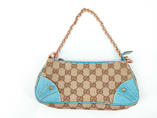 GUCCI GG Canvas GUCCI GG Canvas GUCCI GG Canvas Chain Shoulder Bag 120940 Shoulder Bag Shoulder Bag