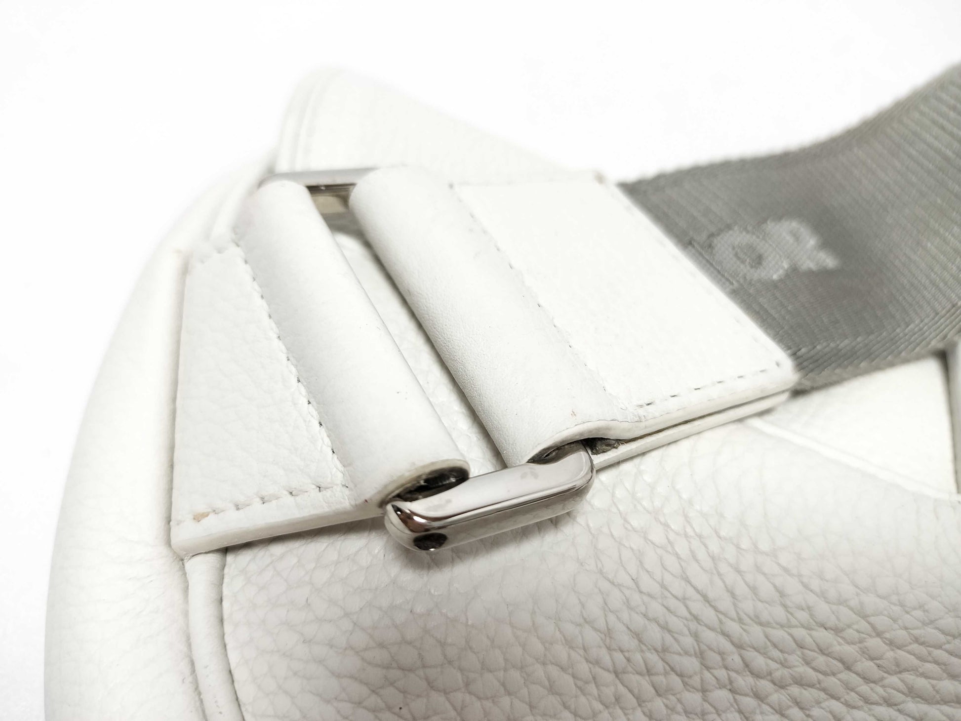 Dior Saddle Bag Leather White Shoulder Bag