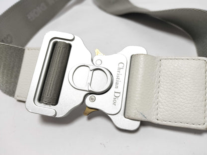 Dior Saddle Bag Leather White Shoulder Bag